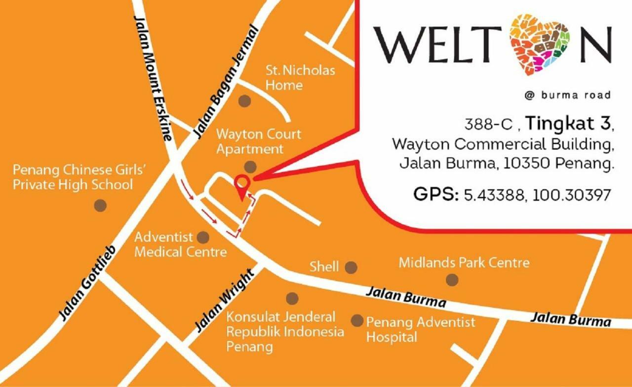 Welton Room Near Gurney Jalan Burma Georgetown Buitenkant foto